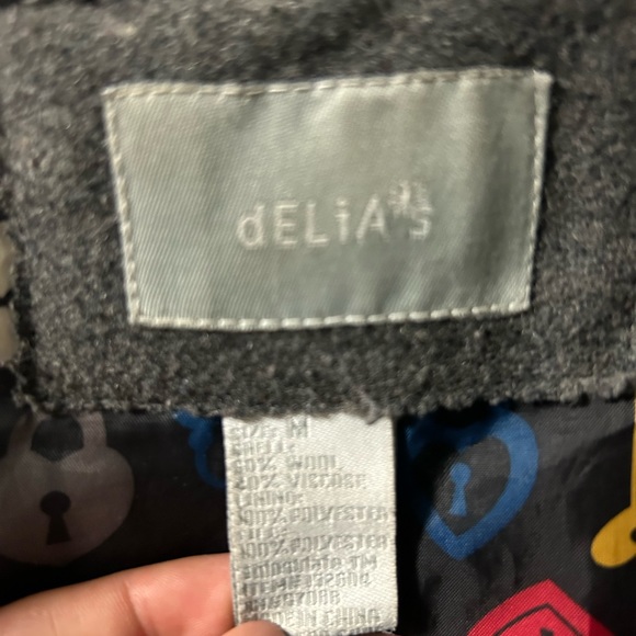 Gray peacoat - Picture 4 of 5